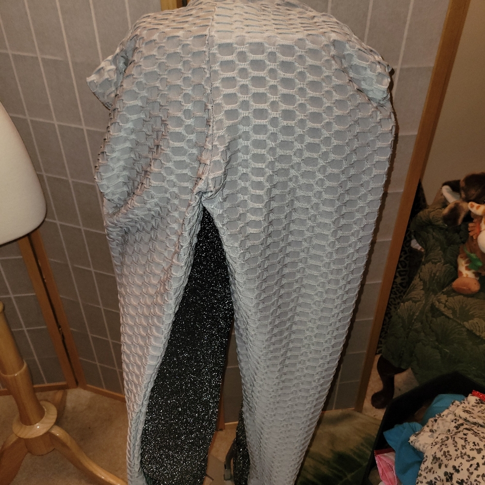 Grey tik tok pants